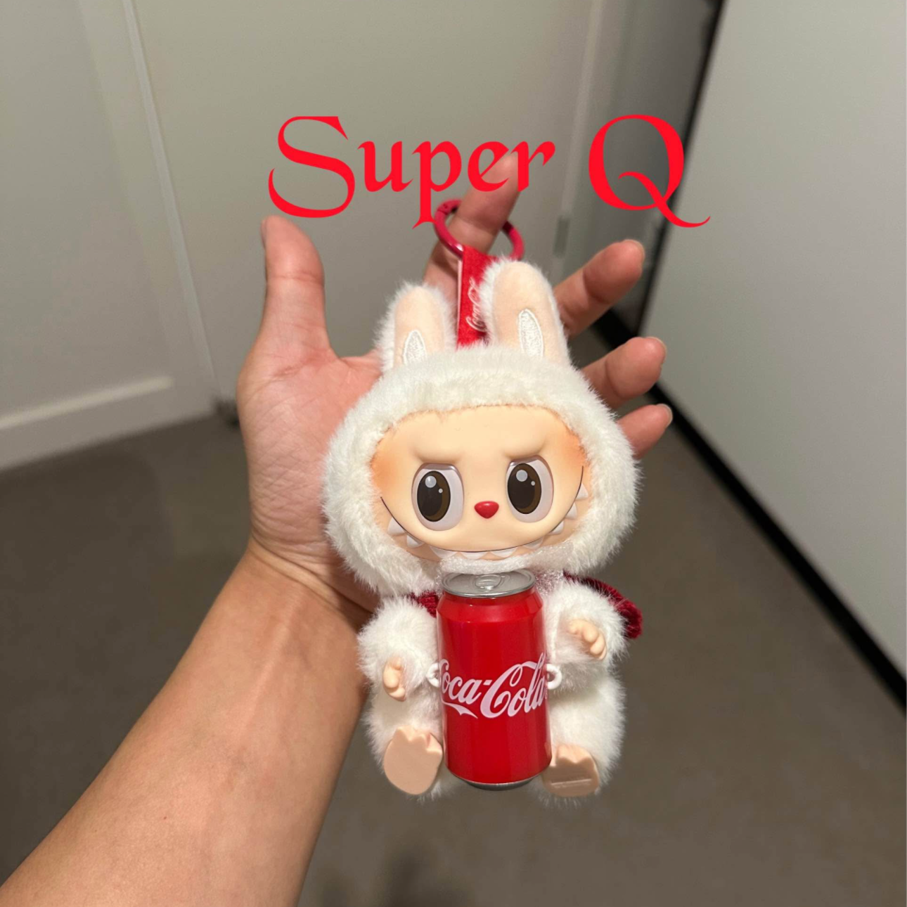 THE MONSTERS COCA-COLA Series Vinyl Face Plush Pendant