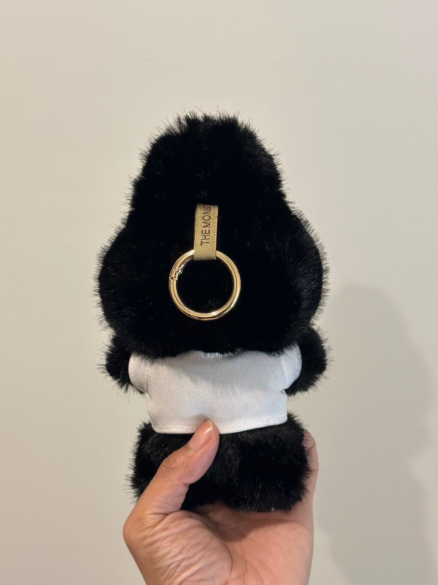 The Monsters Custom Black King Mon Labubu Plush Pendant