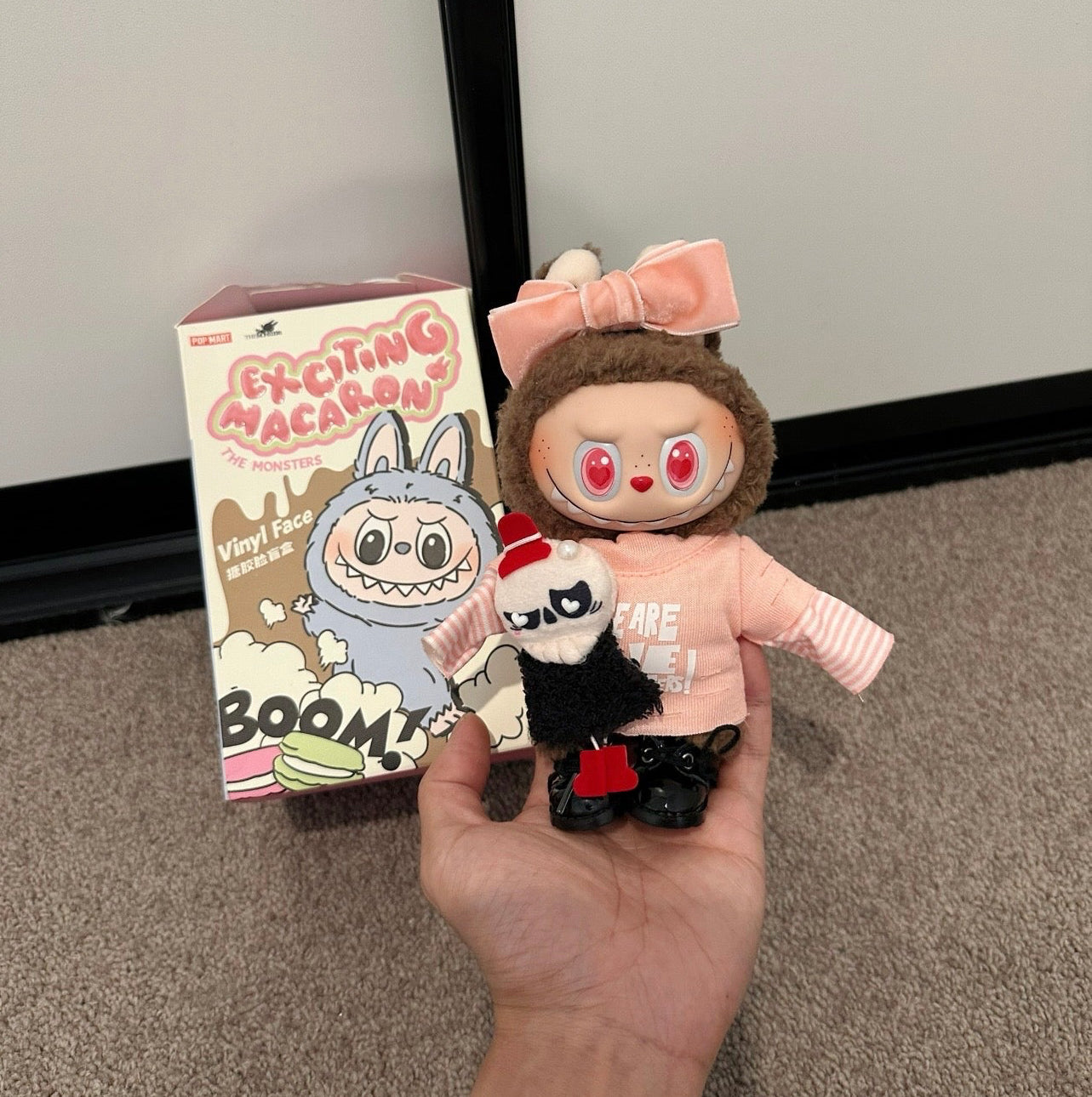 The Monsters Custom Labubu Catch Me If You Like Me Series Keychain