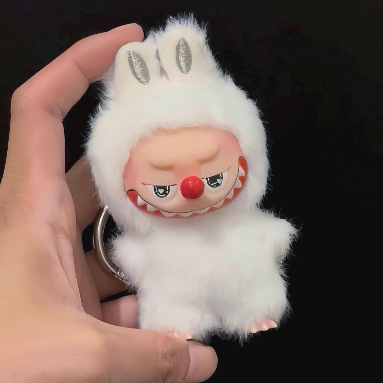 The Monster Custom Labubu Little Joker Plush Keychain