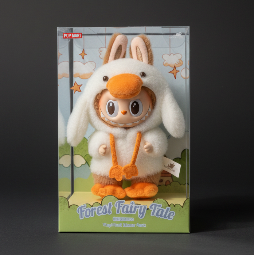 THE MONSTERS LABUBU Forest Fairy Tale Series Duck Vinyl Plush Pendant