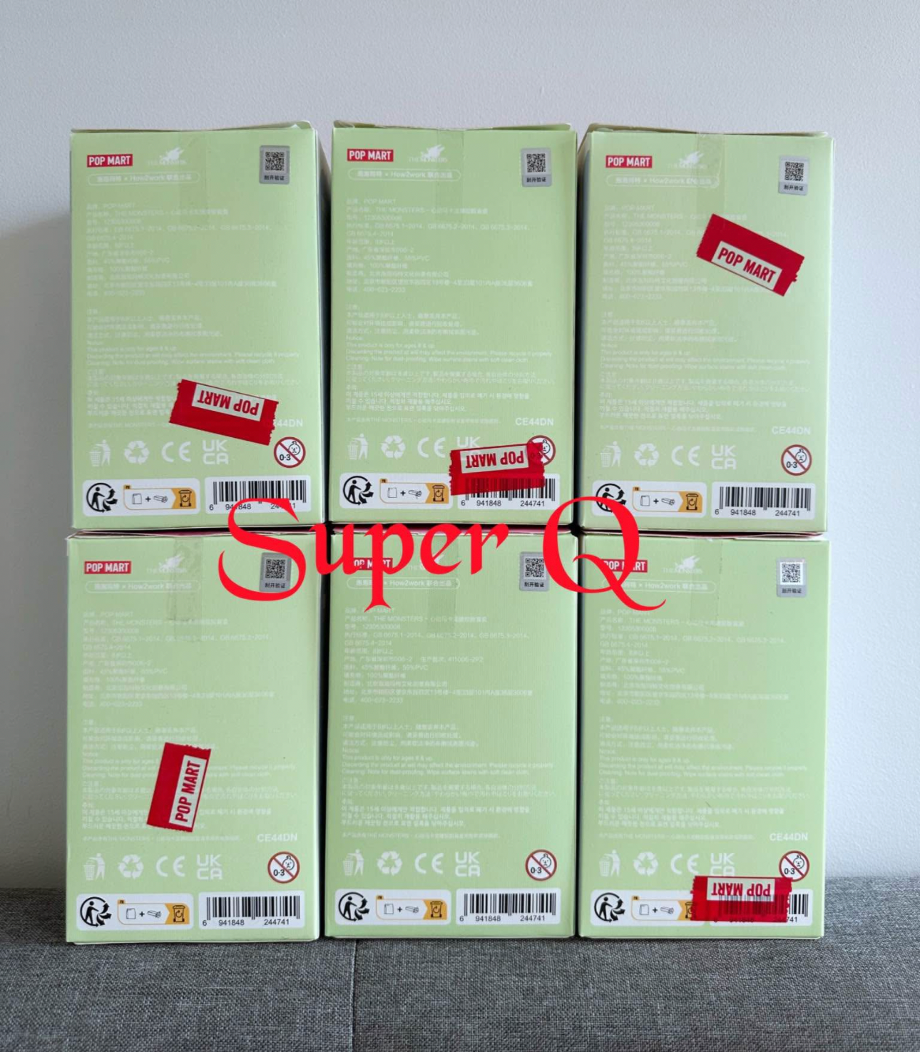 The Monsters Labubu Exciting Macaron Series Set (Opened)