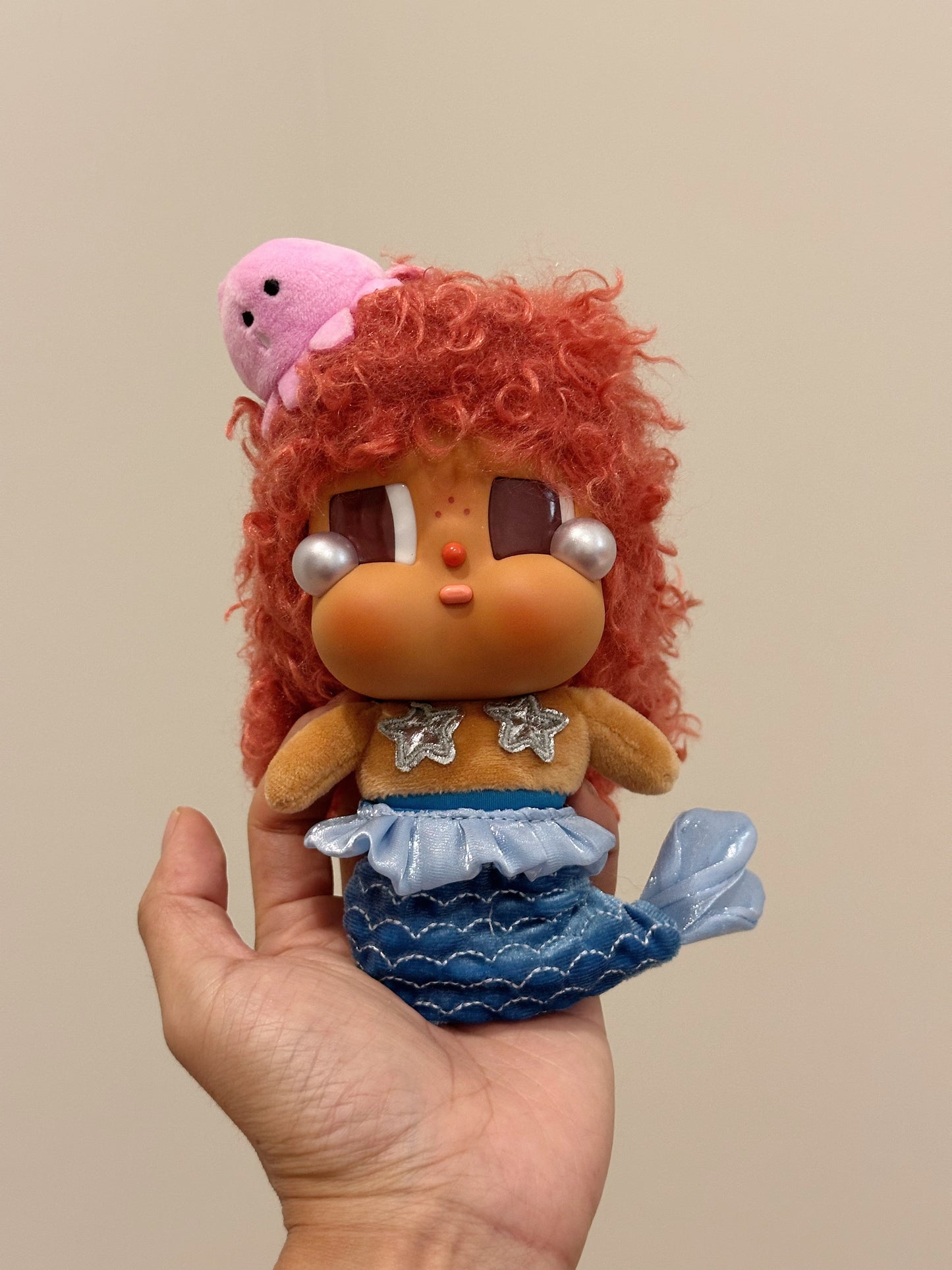 Pop Mart Crybaby Vacation Mode On Secret Merbaby Tears Plush Pendant