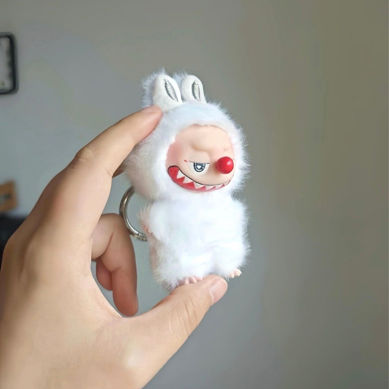 The Monster Custom Labubu Little Joker Plush Keychain