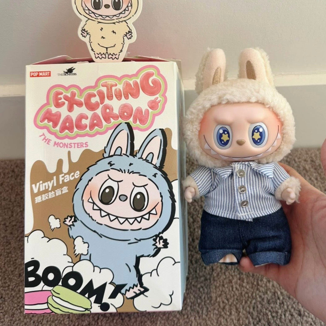 The Monsters Custom Labubu Exciting Macaron With Stars Eyes