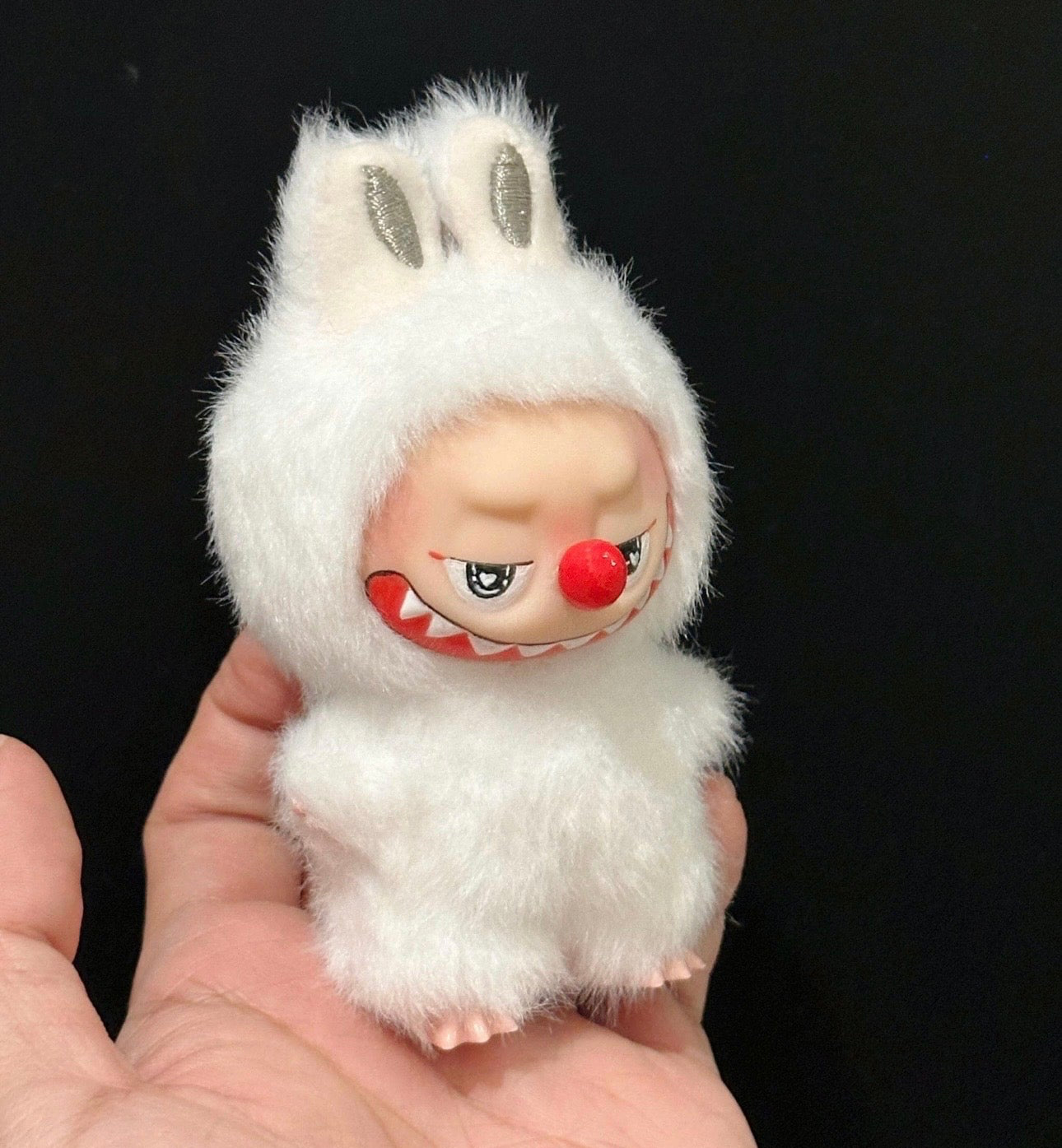 The Monster Custom Labubu Little Joker Plush Keychain