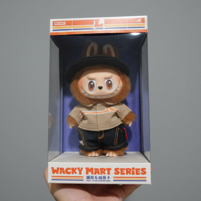 The Monsters Labubu Wacky Mart Series Vinyl Plush Pendant