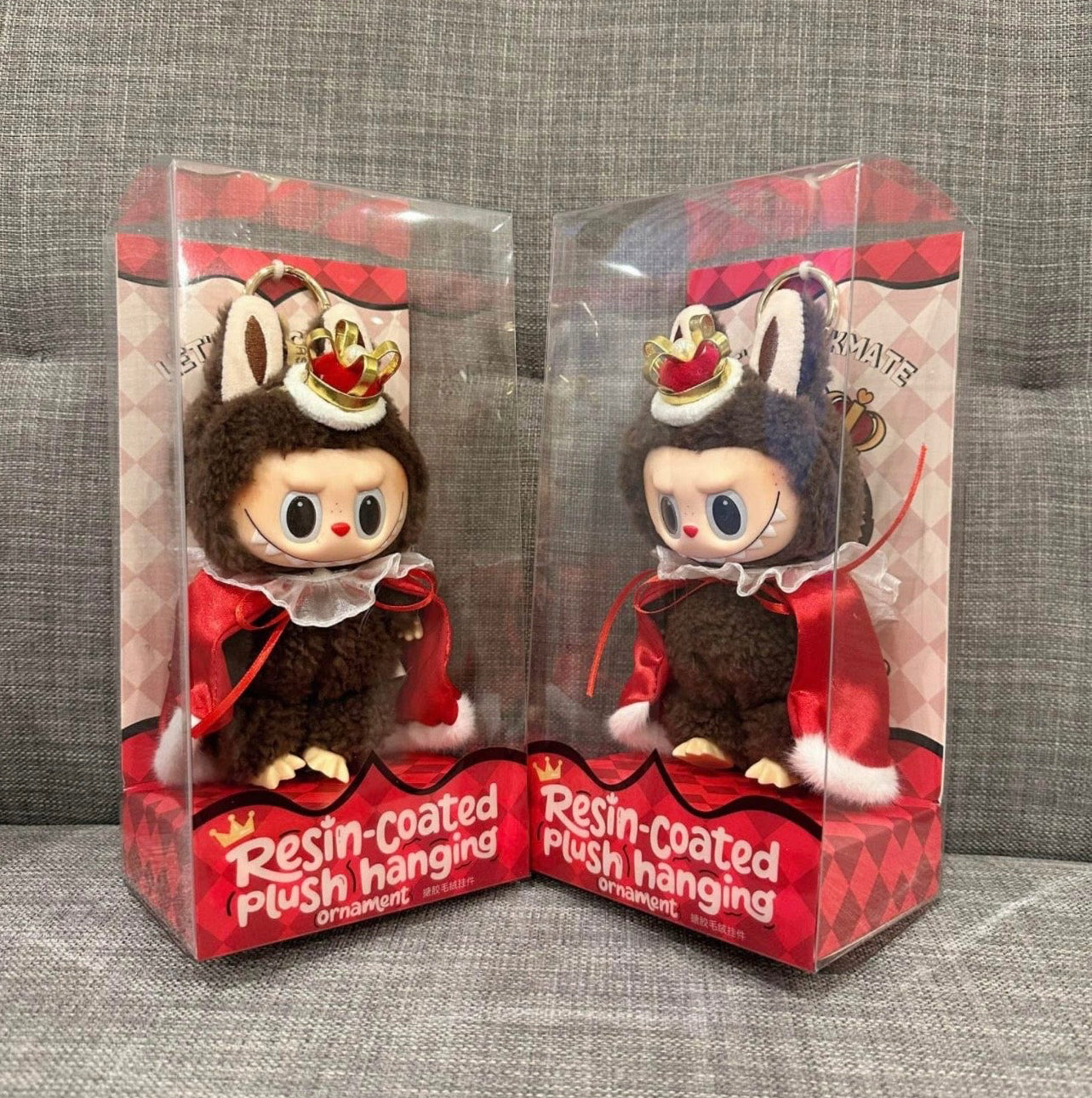 The Monster Let’s Checkmate Series Custom Labubu Little King Plush