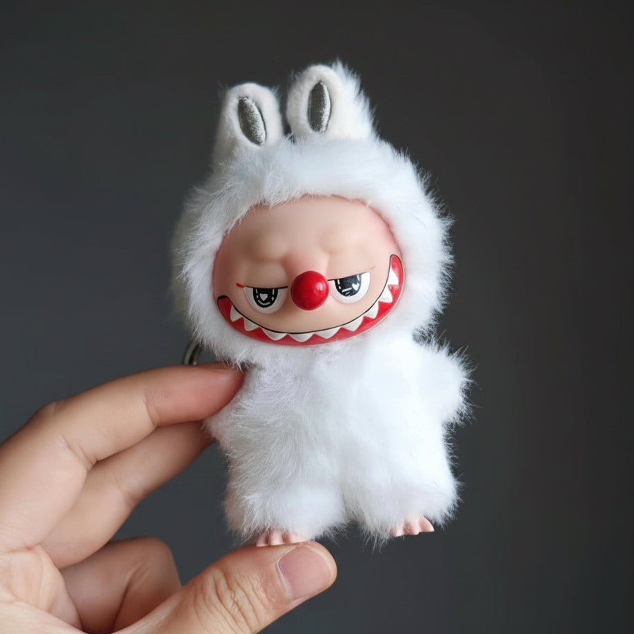 The Monster Custom Labubu Little Joker Plush Keychain