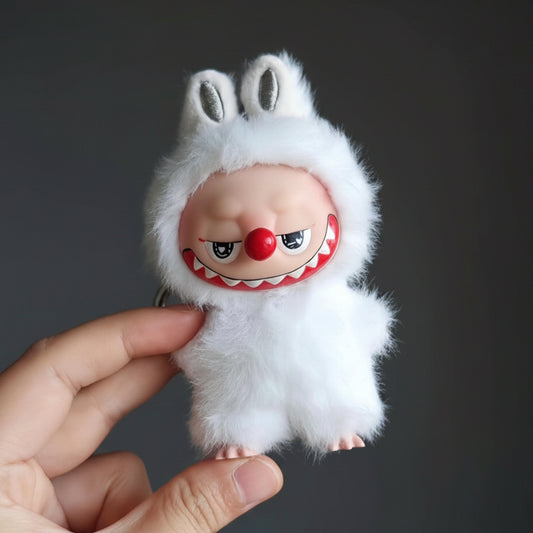 The Monster Custom Labubu Little Joker Plush Keychain