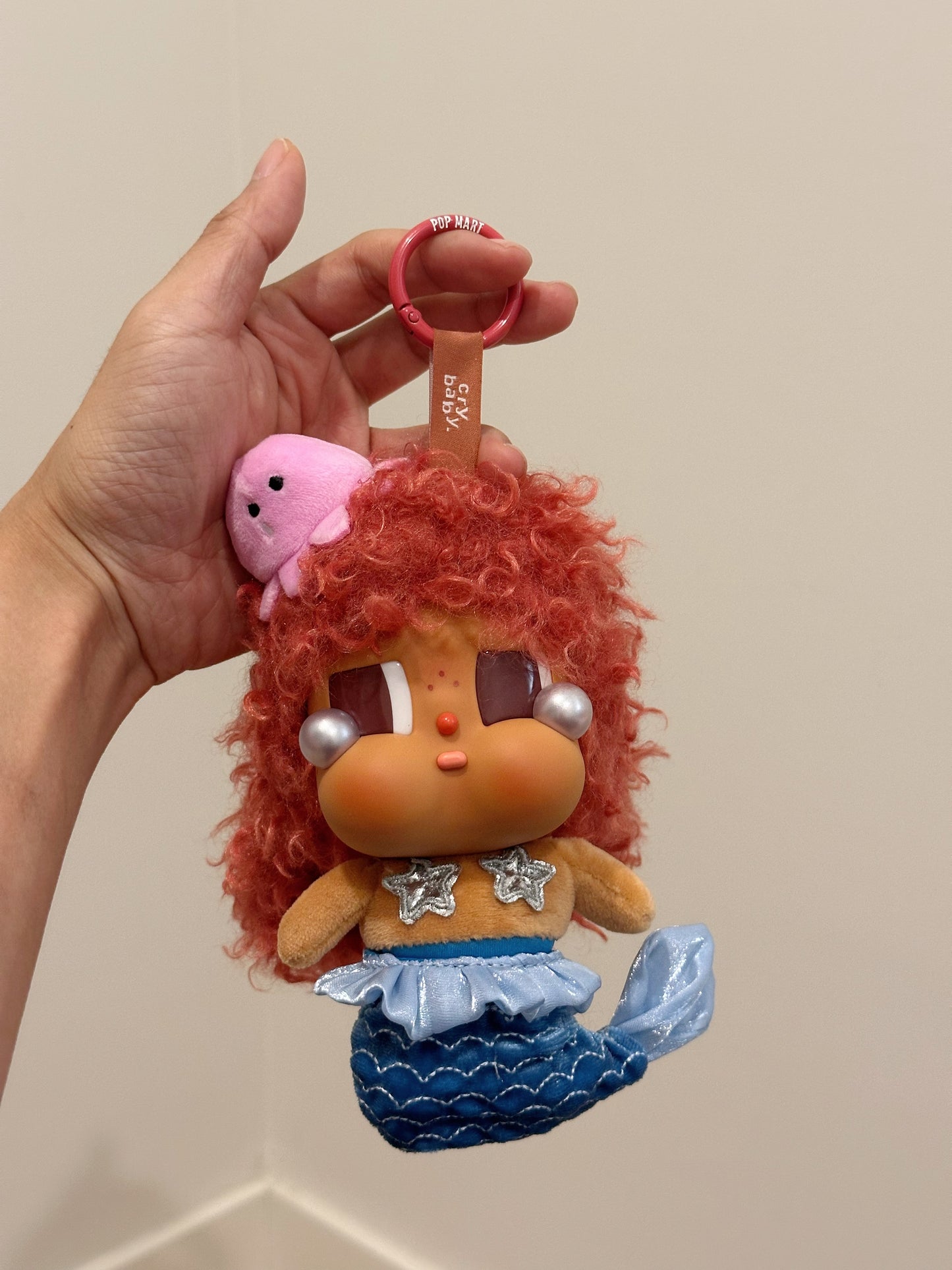 Pop Mart Crybaby Vacation Mode On Secret Merbaby Tears Plush Pendant