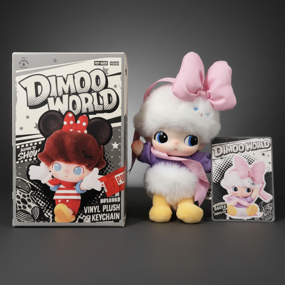 DIMOO WORLD × DISNEY Series Chip and Dale Keychain