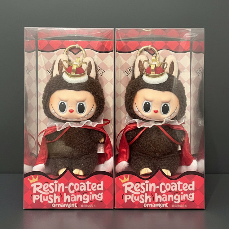 The Monster Let’s Checkmate Series Custom Labubu Little King Plush