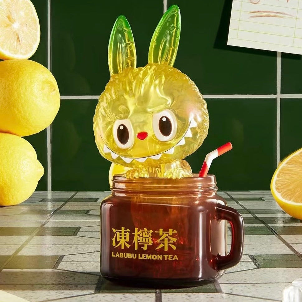 The Monsters Labubu Lemon Tea Figurine