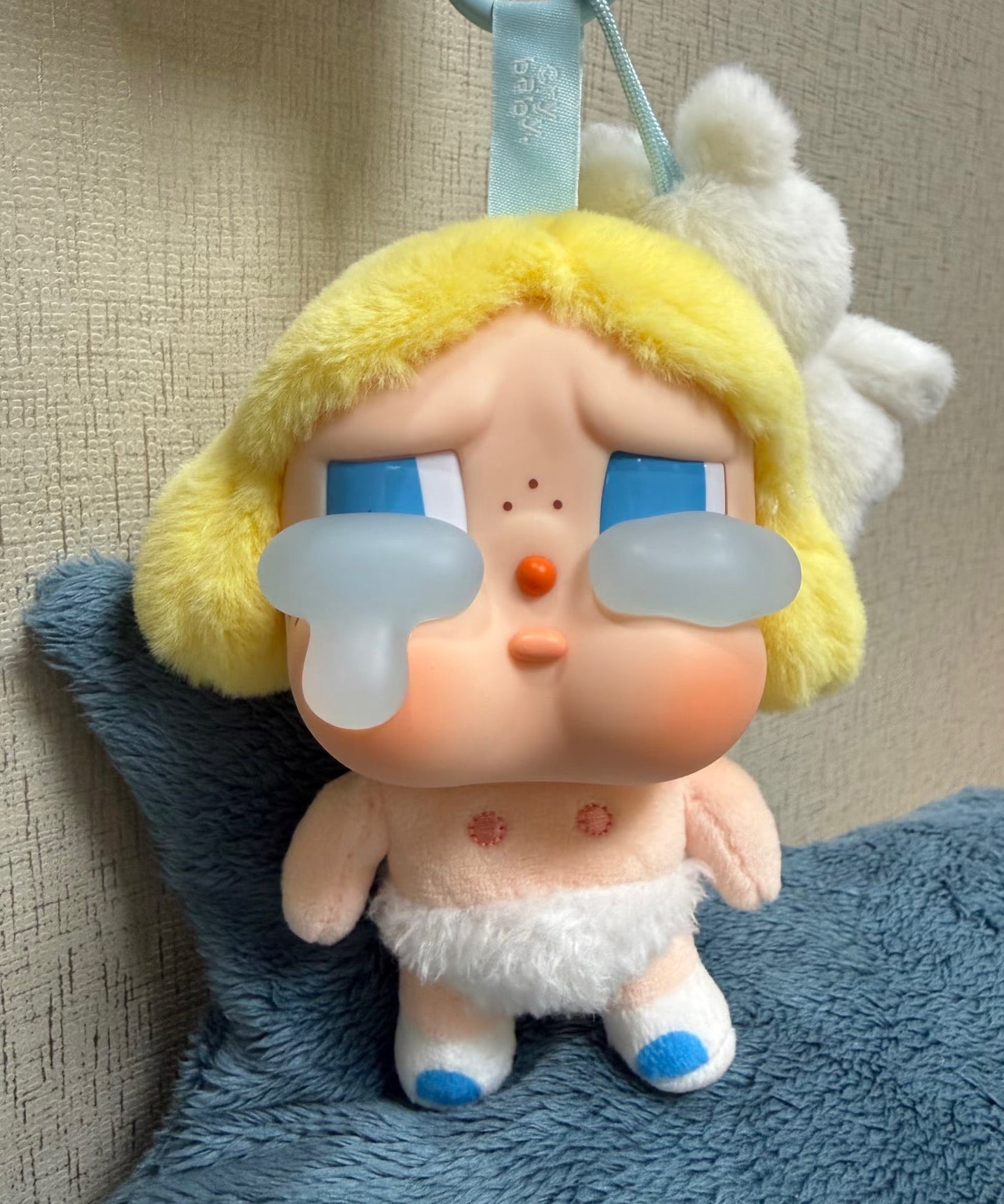 CRYBABY Crying Again Series SECRET Baby Blonde Plush Pendant